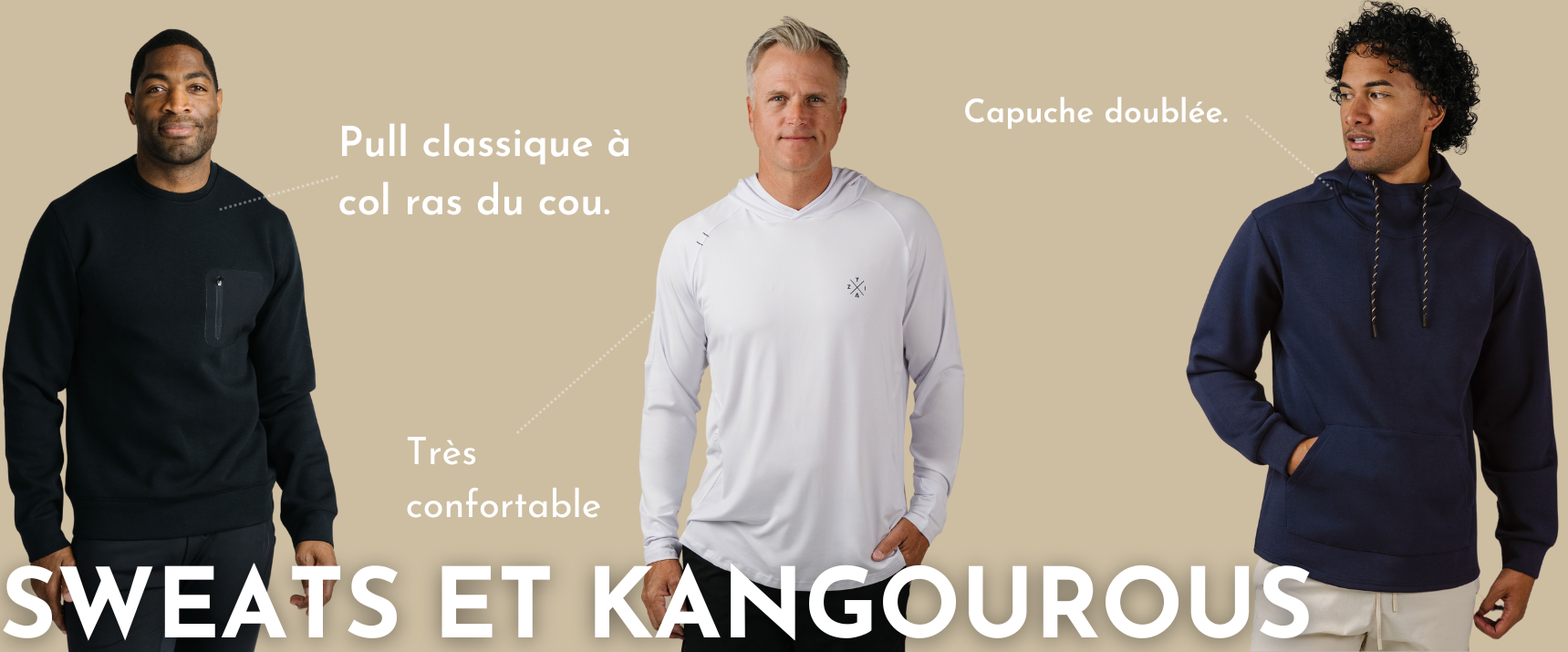 Sweats et kangourous